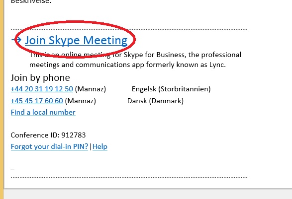 join skype for business meeting mac