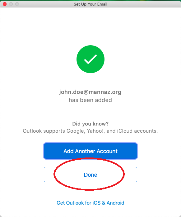add new email account to mac